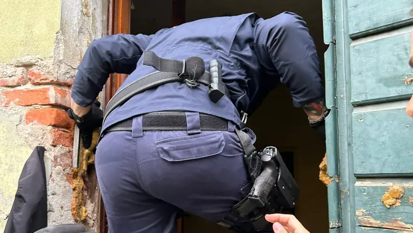 L'operazione di sgombero