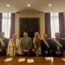 Il Prefetto Darco Pellos e i sindaci di Cavallino Treporti Roberta Nesto, Chioggia Mauro Armelao, San Michele al Tagliamento Flavio Maurutto, Jesolo Christofer De Zotti e l’assessore Laura Besio per il Comune di Venezia