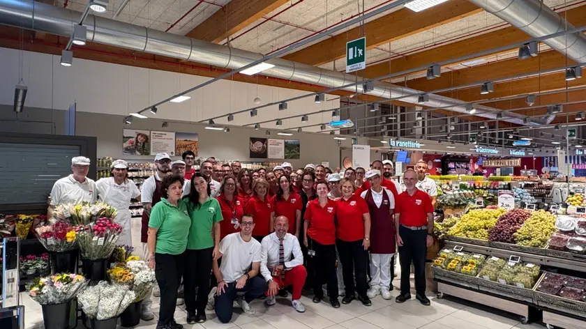 Il personale della Coop di Spinea