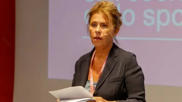 La presidente di Confindustria Belluno Dolomiti Lorraine Berton