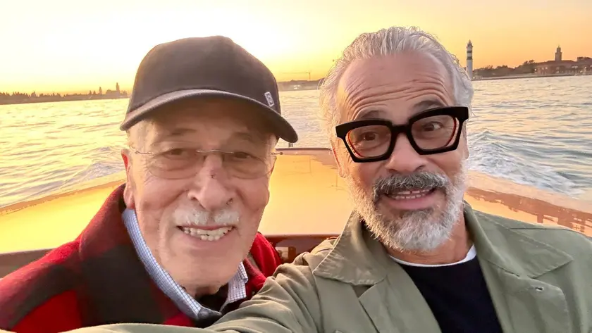 Enzo Botter con il figlio Alessandro