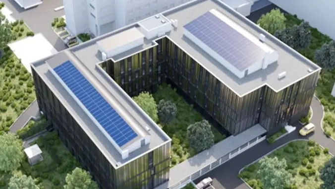 Il rendering del nuovo ospedale di Portogruaro