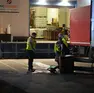 Il muletto caduto addosso a Stefano Bottaro