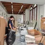 I lavori all'interno dell'ex libreria Baessato: aprirà un centro estetico cinese