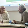 L’assessora Francesca Zaccariotto con il presidente della Municipalità di Favaro, Marco Bellato