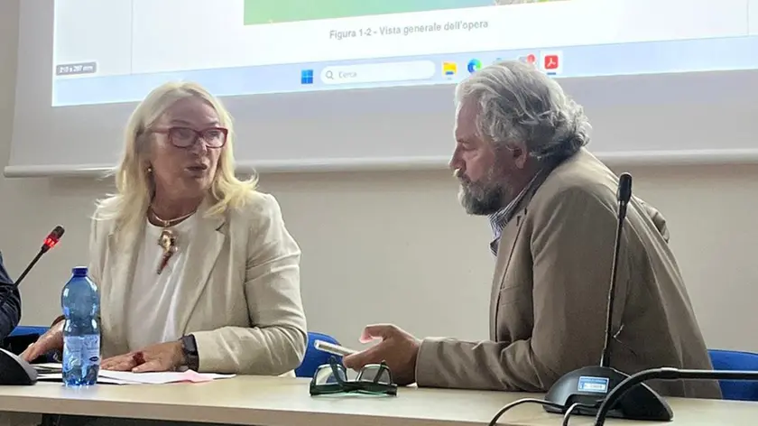 L’assessora Francesca Zaccariotto con il presidente della Municipalità di Favaro, Marco Bellato