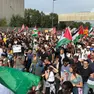 Corteo per Gaza, i manifestanti a Marghera