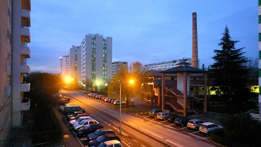 Una foto del quartiere di Padova dove è accaduto il fatto
