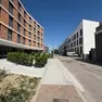 A sinistra,l’edificio della catena B&B già aperto da qualche settimana. A destra,l’hotel Hampton by Hilton inaugurato a maggio