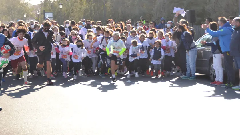 La partenza di una edizione precedente della Family Run