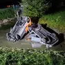 L'auto e il furgone coinvolti nell'incidente a Noventa di Piave