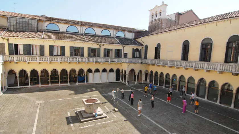 Il chiostro del convitto del Foscarini a Venezia