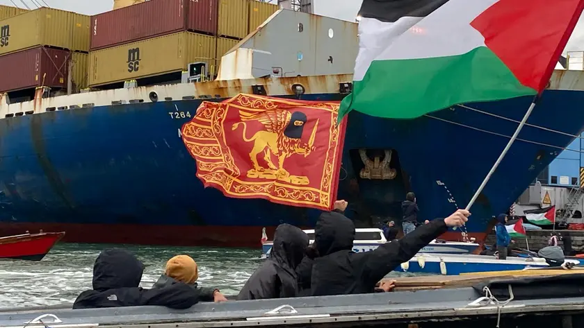 La manifestazione a Venezia
