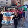 Il corteo degli universitari a Venezia