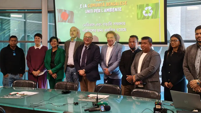 La presentazione dell'iniziativa (foto di Lorenzo Pòrcile)