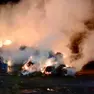 Il fieno distrutto dalle fiamme