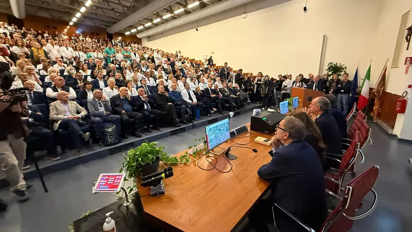 L'inaugurazione del nuovo ospedale pediatrico a Padova (foto Agenzia Bianchi)
