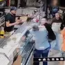 Il pugno di Battistella a Tominaga in un frame della videosorveglianza