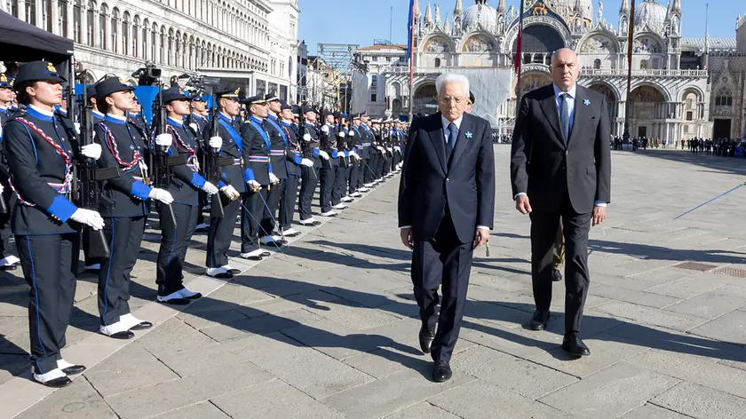 Mattarella in visita ufficiale a Venezia