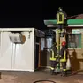 I pompieri al lavoro a Ponte Crepaldo (foto Bortoluzzi)