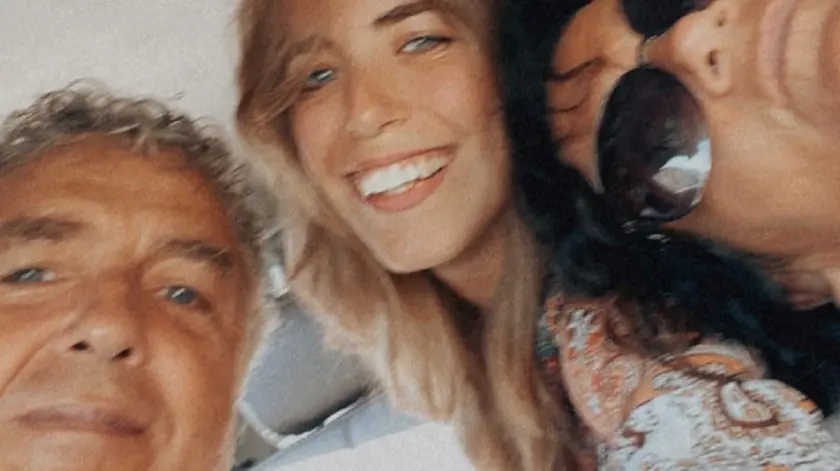 Fabio con la famiglia