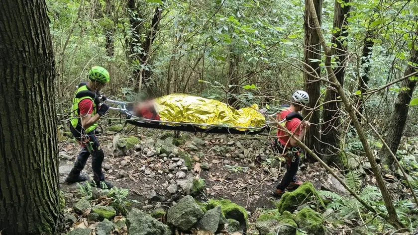 Un intervento del Soccorso alpino (foto d'archivio)