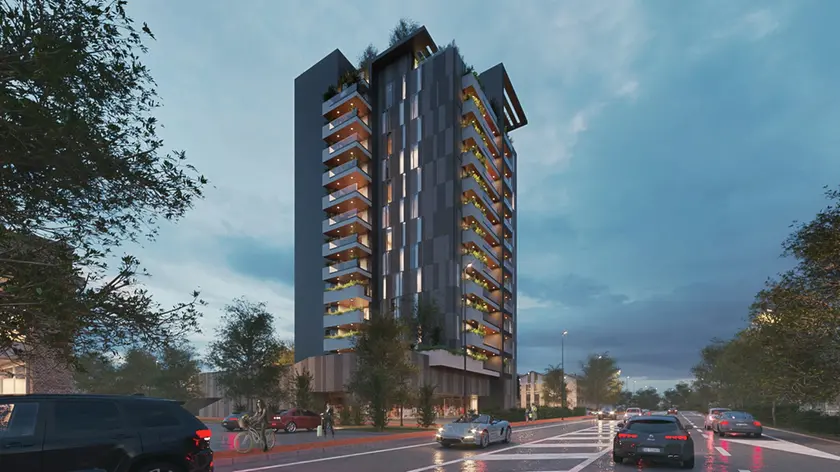 Il rendering del nuovo complesso