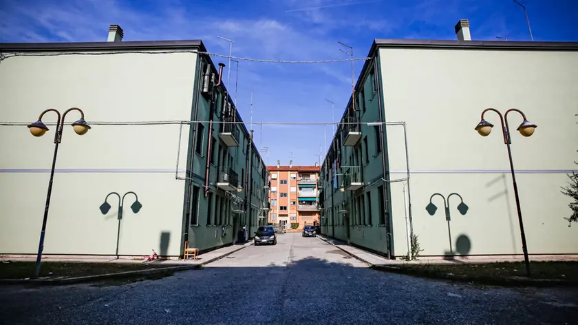 Le case di via Correnti a Marghera