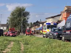 Il luogo dell'incidente a Castel d'Azzano