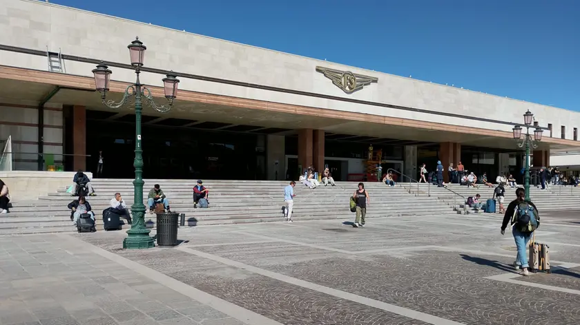 La scalinata di Santa Lucia dopo il restauro