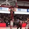 Un momento della partita