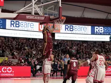 Un momento della partita