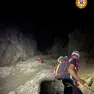 Intervento notturno per il Soccorso alpino