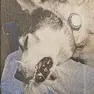 L’husky operato dopo l’aggressione da parte dell’amstaff