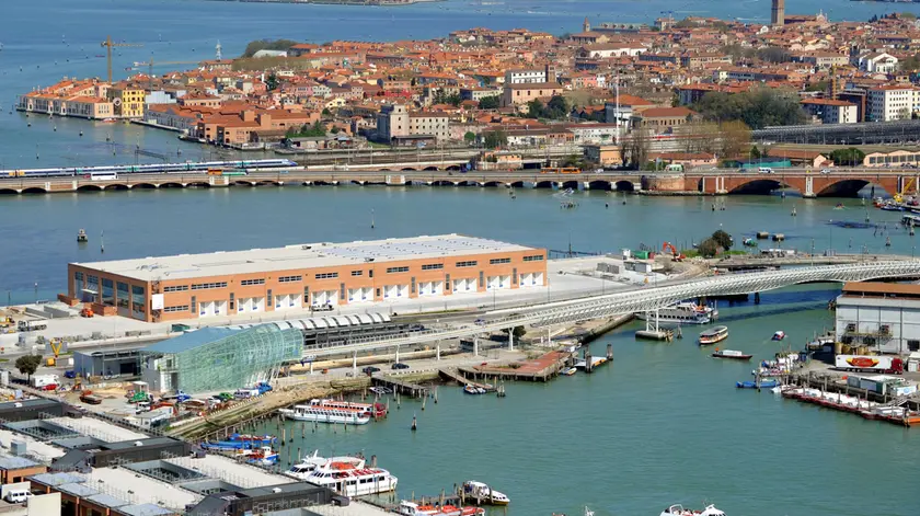 L'isola del Tronchetto vista dall'alto