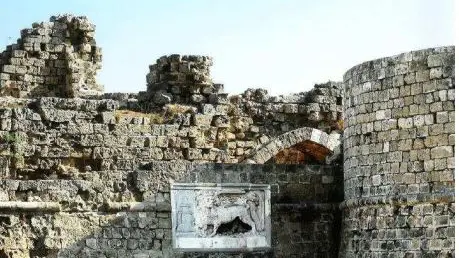 Una delle opere oggetto di intervento