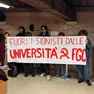 La protesta proPal a Ca' Foscari durante l'intervento di Fiano