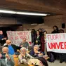 La protesta contro Fiano a Ca' Foscari