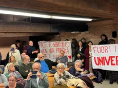 La protesta contro Fiano a Ca' Foscari