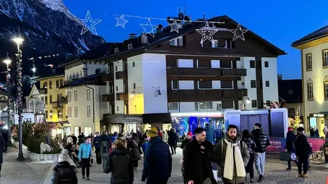 Il centro di Cortina