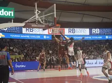 Un momento della partita. Foto Pòrcile