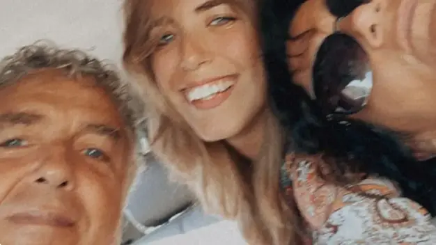 Fabio Ferrazzo con la famiglia