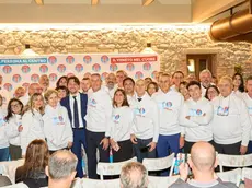 I candidati dell'Udc alle regionali in Veneto con il candidato Alberto Stefani