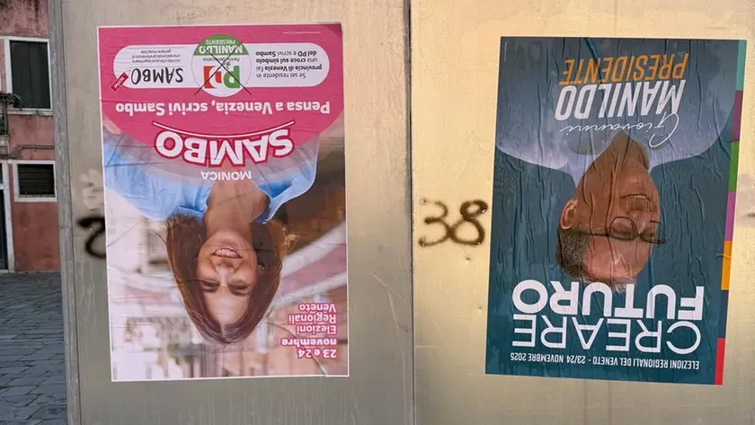 I manifesti deturpati