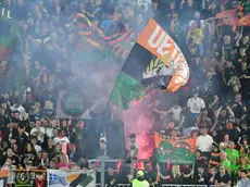 I tifosi del Venezia allo stadio Penzo