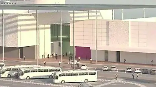 Un’immagine di come sarà il nuovo Terminal delle crociere sul canale Nord sponda Nord di Porto Marghera