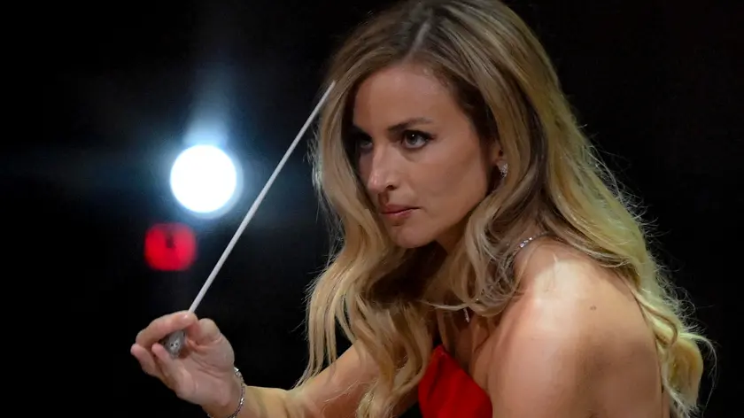 La direttrice d'orchestra Beatrice Venezi