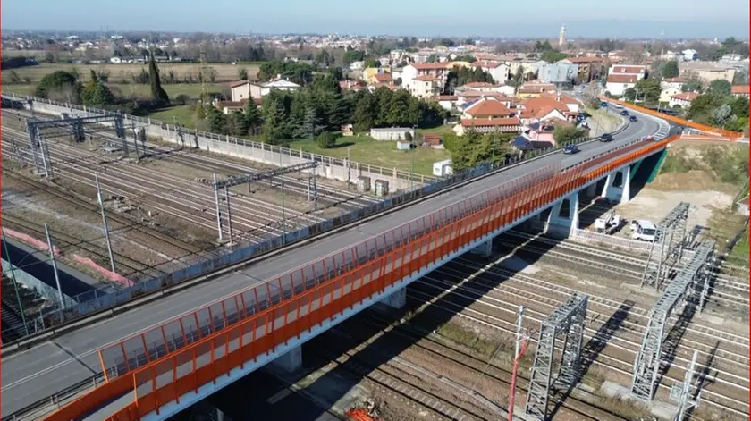 Il cavalcavia di via Trieste