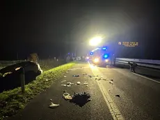 Una delle auto coinvolte