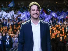 Alberto Stefani (foto Ansa)